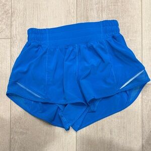 Lululemon Hotty Hot Low-Rise Lined Short 2.5 - blue